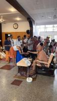 HH Swamiji's departure from SCM Bangalore (16 July 2026). Picture Courtesy: Shri Chandrashekhar Padubidri